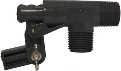 Control Devices - 3/4" Pipe, PVC, Angle Pattern-Single Seat, Mechanical Float Valve - 100 psi, MNPT End Connections - All Tool & Supply