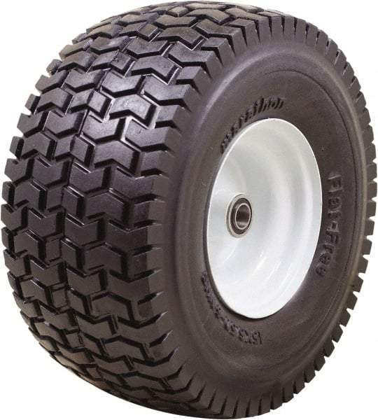 Marathon Industries - 6-7/64" Wide x 15" High x 7" Deep Turf Flat Free Hand Truck Tire - 500 Lb Load Capacity - All Tool & Supply