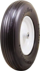 Marathon Industries - 3-45/64" Wide x 15-1/2" High x 4" Deep Flat Free Hand Truck Tire - 500 Lb Load Capacity - All Tool & Supply