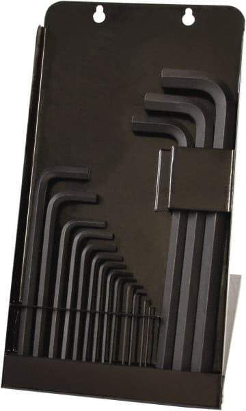 Bondhus - 16 Piece L-Key Ball End Hex Key Set - Hex Range 0.05 to 5/8", Protanium High Torque Steel - All Tool & Supply