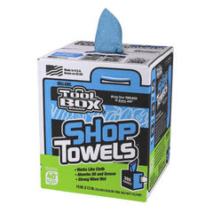 Shop Towel/Industrial Wipes: Center Pull, Blue