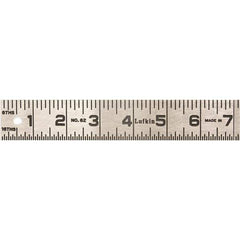 Lufkin - Steel Rules Length (Inch): 12 Graduation Style: Inch - All Tool & Supply