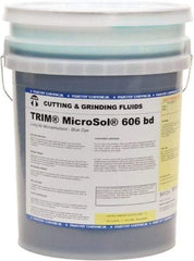 Master Fluid Solutions - Trim MicroSol 606 bd, 5 Gal Pail Cutting & Grinding Fluid - Semisynthetic - All Tool & Supply