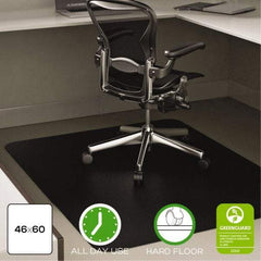 Deflect-o - 53" Long x 45" Wide, Chair Mat - Rectangular, Straight Edge Style - All Tool & Supply