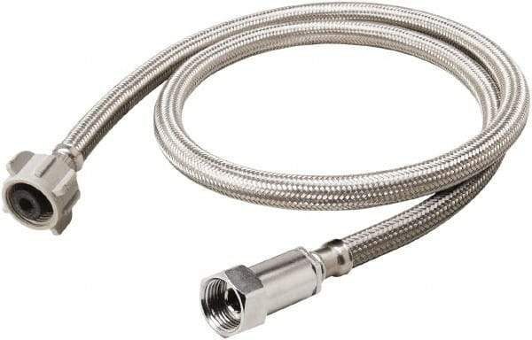 B&K Mueller - 3/8" Compression Inlet, 7/8" Ballcock Outlet, Stainless Steel Toilet Connector - Use with Toilets - All Tool & Supply