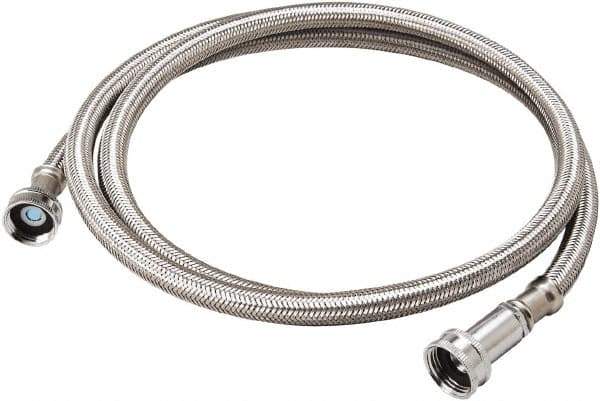 B&K Mueller - 3/4" Hose Inlet, 3/4" Hose Thread Outlet, Stainless Steel Washing Machine Connector - Use with Washer Machines - All Tool & Supply