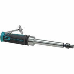 Dynabrade - 1/4" Collet, Straight Handle, Air Extended Length Die Grinder - 25,000 RPM, Front Exhaust, 20 CFM, 0.4 hp, 90 psi, 1/4" Inlet - All Tool & Supply