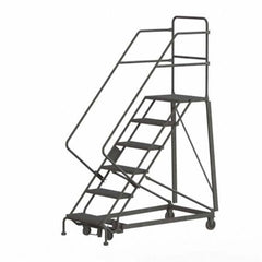 TRI-ARC - Rolling & Wall Mounted Ladders & Platforms Type: Stairway Slope Ladder Style: Rolling Safety Ladder - All Tool & Supply