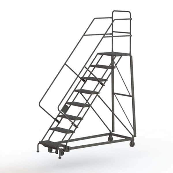 TRI-ARC - Rolling & Wall Mounted Ladders & Platforms Type: Stairway Slope Ladder Style: Rolling Safety Ladder - All Tool & Supply