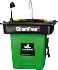 CRC - Free Standing Water-Based Parts Washer - 25 Gal Max Operating Capacity, Plastic Tank, 42" Long x 48" Wide - All Tool & Supply