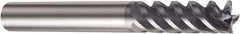 Sandvik Coromant - 1/4", 3/4" LOC, 1/4" Shank Diam, 3" OAL, 4 Flute, Solid Carbide Square End Mill - Single End, TiAlN Finish, Helical Flute, 50° Helix, Centercutting, Right Hand Cut, Right Hand Flute, Series CoroMill Plura - All Tool & Supply