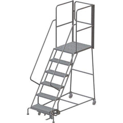 TRI-ARC - Rolling & Wall Mounted Ladders & Platforms Type: Rolling Warehouse Ladder Style: Rolling Platform Ladder - All Tool & Supply