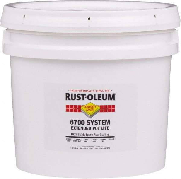 Rust-Oleum - 1 Gal Clear Epoxy Floor Coating - Low Odor & Low VOC - All Tool & Supply