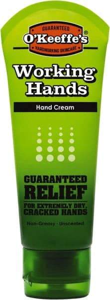 O'Keeffe's - 3 oz Moisturizing Hand Cream - Comes in Tube, Fragrance Free - All Tool & Supply