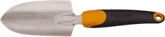 Fiskars - Handheld Trowel - 6" Plastic Overmold Handle, Cast Aluminum Blade, 12" OAL - All Tool & Supply