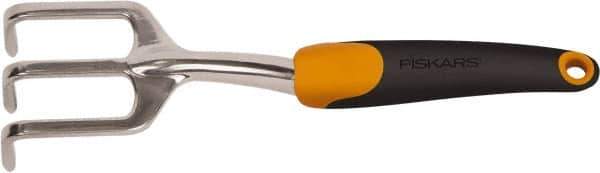 Fiskars - Handheld Cultivator - 6" Plastic Overmold Handle, Cast Aluminum Blade, 12" OAL - All Tool & Supply