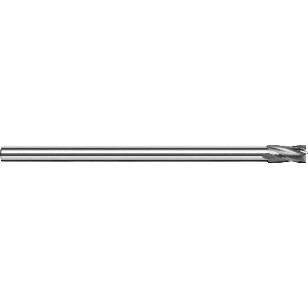 Harvey Tool - Square End Mills; Mill Diameter (Inch): 1/4 ; Mill Diameter (Decimal Inch): 0.2500 ; Length of Cut (Inch): 3/8 ; Length of Cut (Decimal Inch): 0.3750 ; Material: Solid Carbide ; Finish/Coating: Uncoated - Exact Industrial Supply