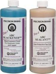 Precision Brand - 1 Quart Bottle ABC Blackener and Sealant Kit - (2) 32 Fluid Ounce Bottles - All Tool & Supply