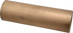 Made in USA - 2 Inch Outside Diameter x 6-1/2 Inch Long, Bronze Round Tube - 1 Inch Inside Diameter, Alloy SAE 841 Oil Impregnated Bronze, 5 Lb. Shipping Weight - All Tool & Supply