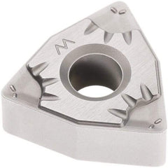 Seco - WNMG332 W-MF5 Grade TP1501 Carbide Turning Insert - Al2O3 Finish, 80° Trigon, 3/8" Inscr Circle, 3/16" Thick, 1/32" Corner Radius - All Tool & Supply