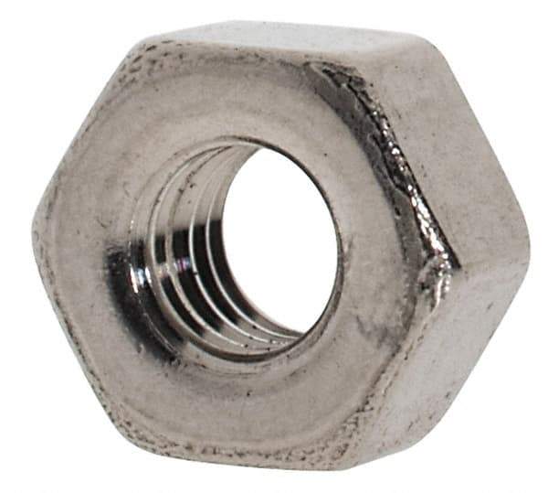 Value Collection - M3x0.50 Metric Coarse Stainless Steel Right Hand Heavy Hex Nut - 5.5mm Across Flats, 3mm High, Uncoated - All Tool & Supply