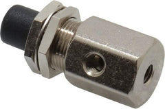 Specialty Mfr - 10-32 Non Exhaust Push Button Valve - 0.1 CV Rate, 150 Max psi, Normally Closed Actuator - All Tool & Supply