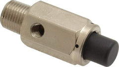 Specialty Mfr - 1/8M Non Exhaust Push Button Valve - 0.15 CV Rate, 150 Max psi, Normally Closed Actuator - All Tool & Supply