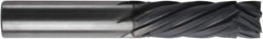 RobbJack - 10mm Cutting Diam x 25mm Length of Cut, 6 Flute, Compression Spiral Router Bit - Diamond Coated, Right Hand Cut, Solid Carbide, 2-1/2" OAL x 10mm Shank Diam, Compression - All Tool & Supply