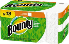 Bounty - Perforated Roll of 2 Ply White Paper Towels - 11" Wide - All Tool & Supply