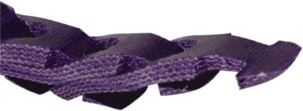 Fenner Drives - Section Round, 3/8" Diam, Adjustable Replacement Belt - Polyester/Polyurethane Composite, Purple, Link Style Round Belt - All Tool & Supply