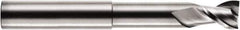 RobbJack - 3/8", 3/8" LOC, 3/8" Shank Diam, 4" OAL, 2 Flute, Solid Carbide Square End Mill - Single End, Diamond-Like Carbon (DLC) Finish, Spiral Flute, 40° Helix, Centercutting, Right Hand Cut, Right Hand Flute, Series FM-205 - All Tool & Supply