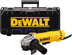 DeWALT - 4-1/2" Wheel Diam, 11,000 RPM, Corded Angle & Disc Grinder - 5/8-11 Spindle, 120 Volts, 11 Amps - All Tool & Supply