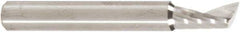 Amana Tool - 3/16" Cutting Diam x 3/8" Length of Cut, 1 Flute, Upcut Spiral Router Bit - Uncoated, Right Hand Cut, Solid Carbide, 1-1/2" OAL x 3/16" Shank Diam, 20° Helix Angle - All Tool & Supply