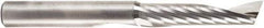 Amana Tool - 3/8" Cutting Diam x 1-5/8" Length of Cut, 1 Flute, Upcut Spiral Router Bit - Uncoated, Right Hand Cut, Solid Carbide, 3-1/2" OAL x 3/8" Shank Diam, 30° Helix Angle - All Tool & Supply