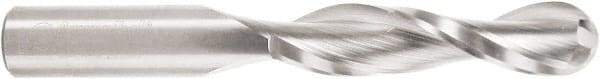 Amana Tool - 1/2" Cutting Diam x 2-1/8" Length of Cut, 2 Flute, Upcut Spiral Router Bit - Uncoated, Right Hand Cut, Solid Carbide, 4" OAL x 1/2" Shank Diam, Core Box, 30° Helix Angle - All Tool & Supply