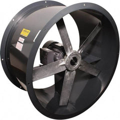 Americraft - 3/4 hp 30" Explosion Proof Direct Drive Tube Axial Duct Fan - 10,440 CFM at 0 Static Pressure, 1,140 RPM, Single Phase - All Tool & Supply