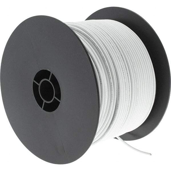 EastPenn - 16 AWG, 500' OAL, Hook Up Wire - White Polyethylene Jacket - All Tool & Supply