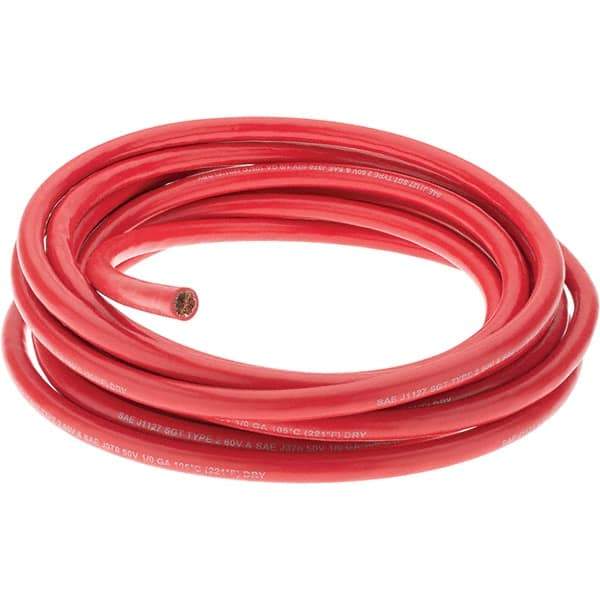 EastPenn - 1/0 Gauge Top Post Cable - Red, 25" Long - All Tool & Supply