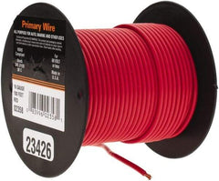 EastPenn - 16 AWG Automotive Plastic Insulated, Single Conductor Wire - 100' Long, Red - All Tool & Supply