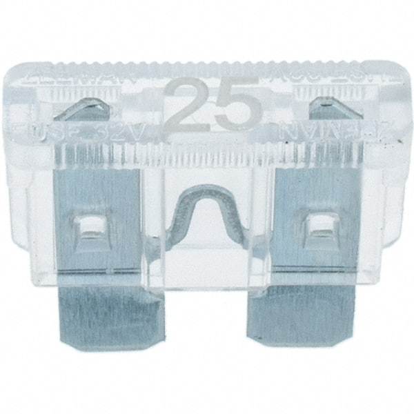 Value Collection - 25 Amp, Automotive Fuse - Clear - All Tool & Supply