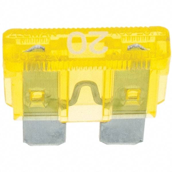 Value Collection - 20 Amp, Automotive Fuse - Yellow - All Tool & Supply