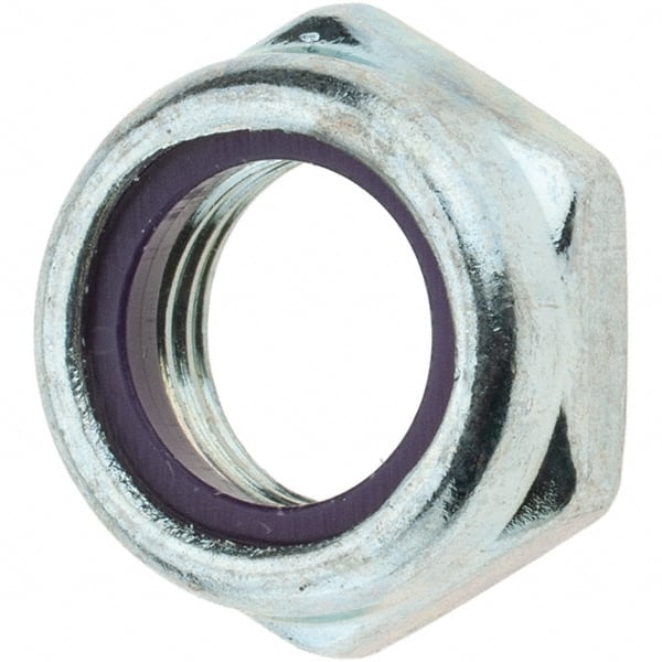 Value Collection - 1/2-20 UNF Grade 2 Hex Jam Lock Nut with Nylon Insert - All Tool & Supply