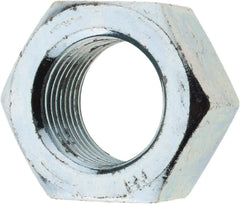 Value Collection - 3/4-16 UNF Steel Right Hand Hex Nut - 1-1/8" Across Flats, 0.6406" High, Zinc Clear Finish - All Tool & Supply