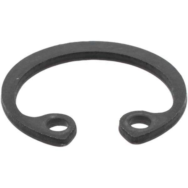 Made in USA - 1mm Thick, Plain Finish, Spring Steel Snap Internal Retaining Ring - 15.7mm Groove Diam - All Tool & Supply