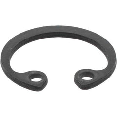 Made in USA - 1mm Thick, Plain Finish, Spring Steel Snap Internal Retaining Ring - 15.7mm Groove Diam - All Tool & Supply