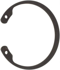 Made in USA - 2-1/2" Nominal, 0.078" Thick, Phosphate Finish, Spring Steel Snap Internal Retaining Ring - 0.086" Groove Width, 0.074" Groove Depth, 2.648" Groove Diam, Grade 1060-1090 - All Tool & Supply