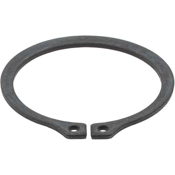 Made in USA - 1.35" Groove Diam, 1-7/16" Shaft Diam, Phosphate Spring Steel, Snap External Retaining Rings - 0.056" Groove Width, 0.044" Groove Depth, 0.05" Ring Thickness, Grade 1060-1090 - All Tool & Supply