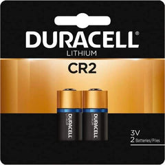 Duracell - Size CR2, Lithium, Button & Coin Cell Battery - 3 Volts - All Tool & Supply