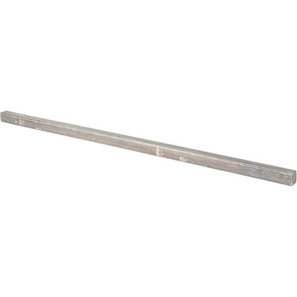 Value Collection - 12" Long x 3/8" High x 3/8" Wide, Plain Steel Oversized Key Stock - Cold Drawn Steel - All Tool & Supply