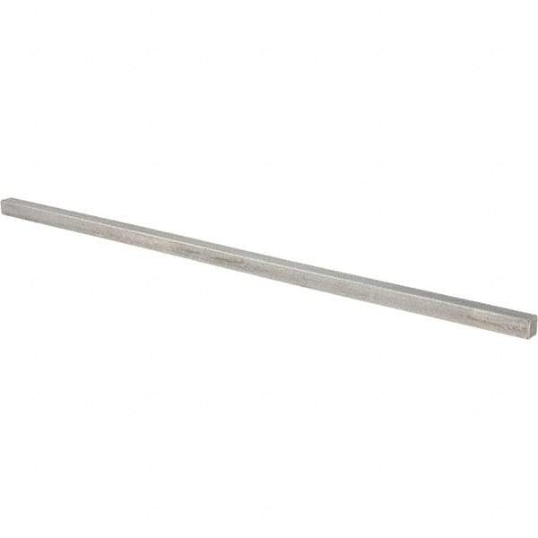 Value Collection - 12" Long x 5/16" High x 5/16" Wide, Plain Steel Undersized Key Stock - Cold Drawn Steel - All Tool & Supply